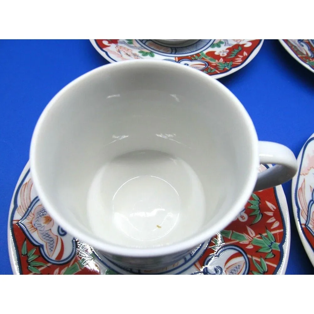 Georges Briard Heirloom Tea Cups And Saucers 4 sets